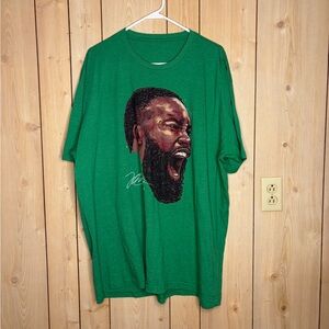 Green Jaylen Brown Graphic Men's T-Shirt